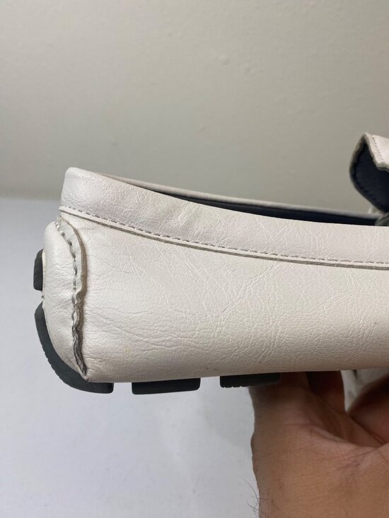 Kenneth Cole Reaction Loafers Mens 9 White Driver Casual Shoes main image 9